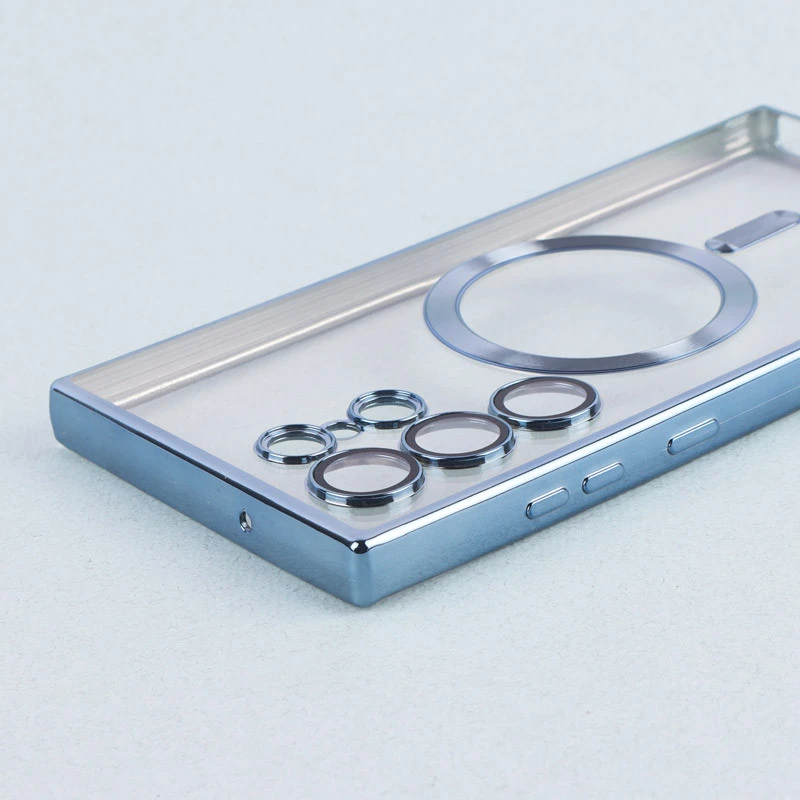 قاب شفاف MagSafe ژله ای محافظ لنزدار Samsung Galaxy S23 Ultra