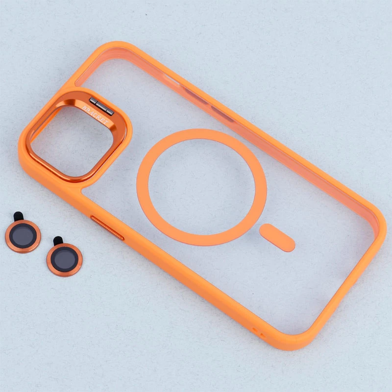 قاب PC مگ سیف استندشو با محافظ لنز رینگی Bracket آیفون iPhone 13