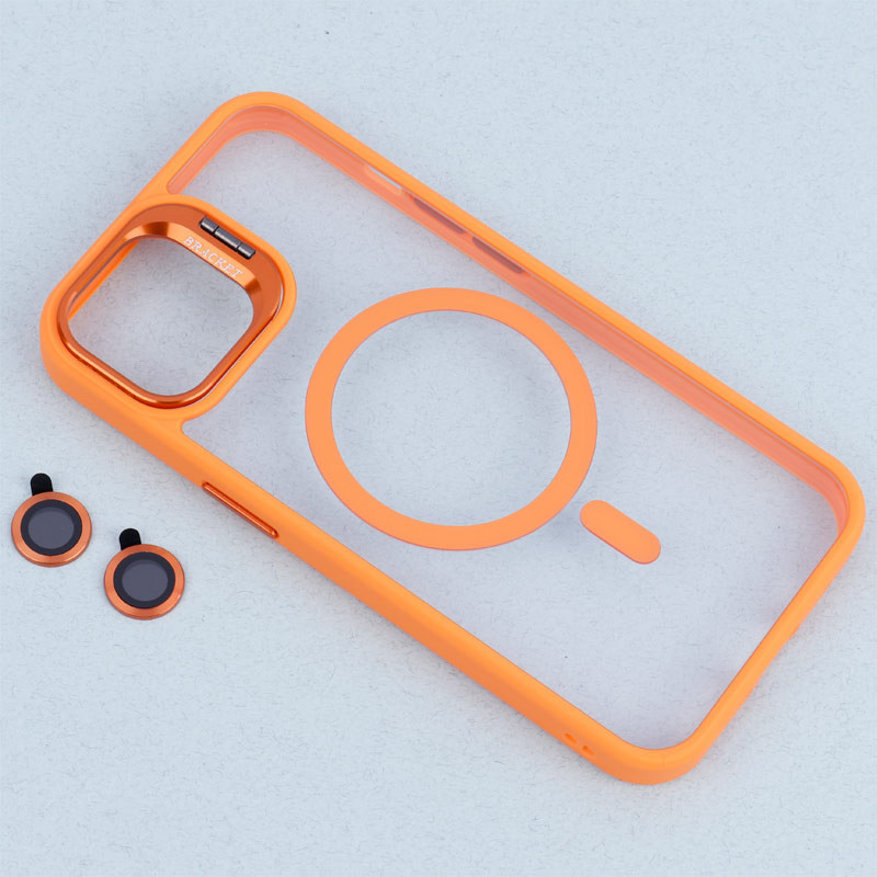 قاب PC مگ سیف استندشو با محافظ لنز رینگی Bracket آیفون iPhone 13