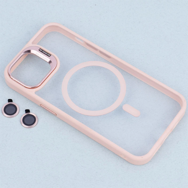 قاب PC مگ سیف استندشو با محافظ لنز رینگی Bracket آیفون iPhone 13