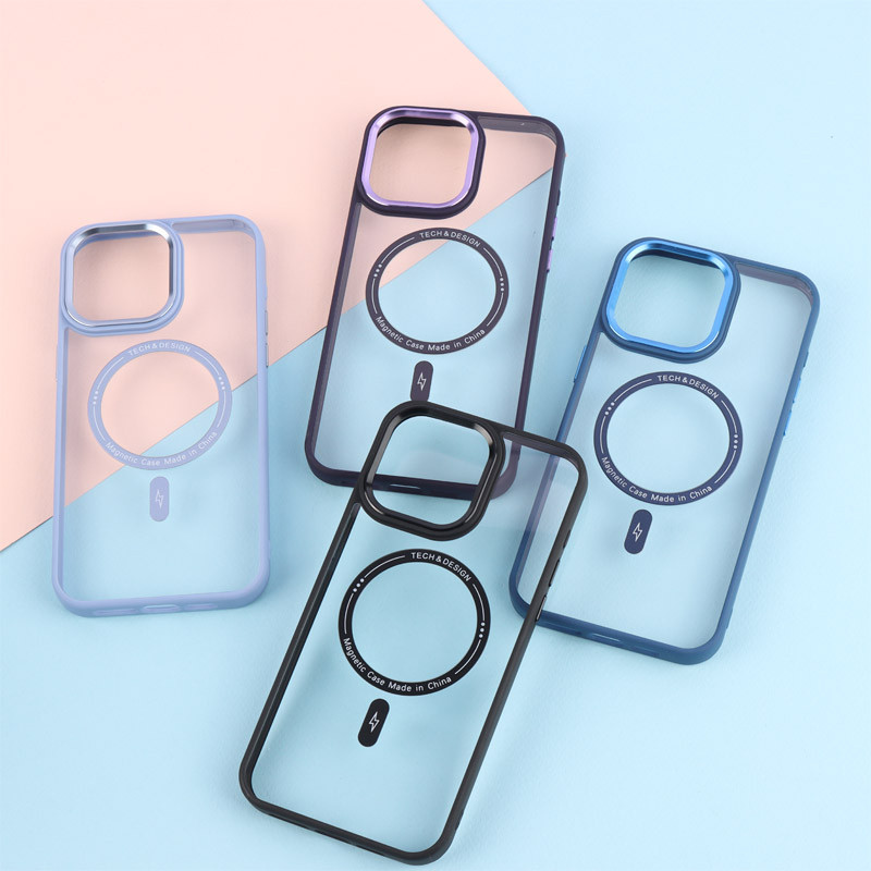 قاب شفاف Magnetic اصلی مگ سیف iPhone 15 Pro Max