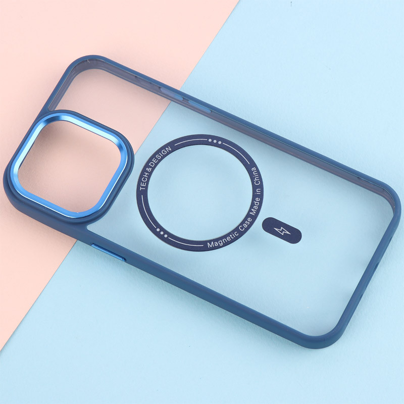 قاب شفاف Magnetic اصلی مگ سیف iPhone 15 Pro Max