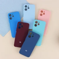 قاب سیلیکونی اصلی زیربسته شیائومی Redmi 12 محافظ لنزدار