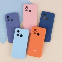 قاب سیلیکونی اصلی زیربسته شیائومی Redmi 12C محافظ لنزدار