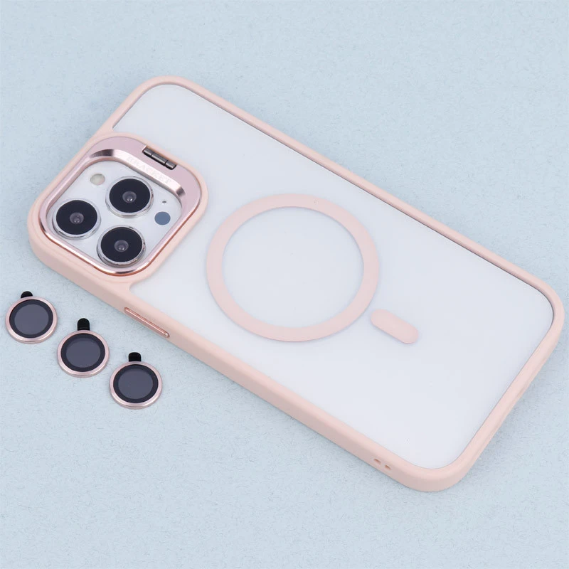 قاب PC مگ سیف استندشو با محافظ لنز رینگی Bracket آیفون iPhone 13 Pro Max