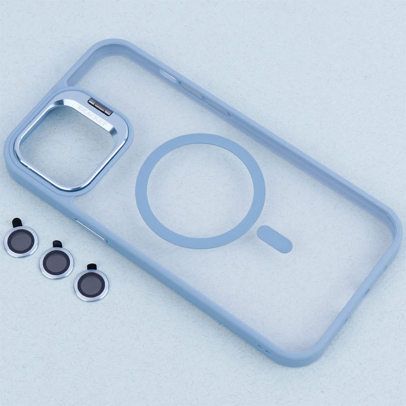 قاب PC مگ سیف استندشو با محافظ لنز رینگی Bracket آیفون iPhone 12 Pro Max