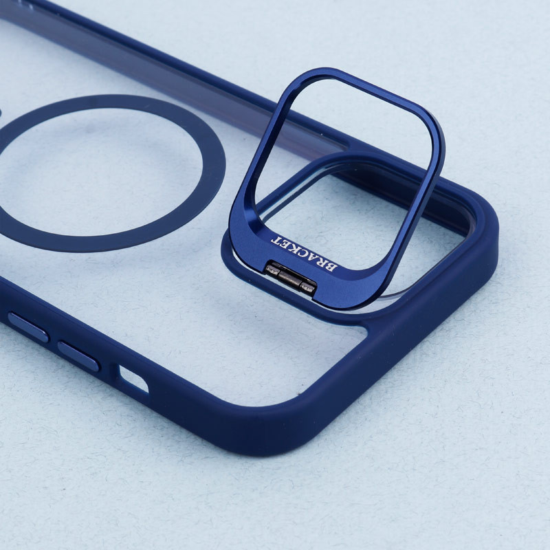 قاب PC مگ سیف استندشو با محافظ لنز رینگی Bracket آیفون iPhone 12 Pro Max