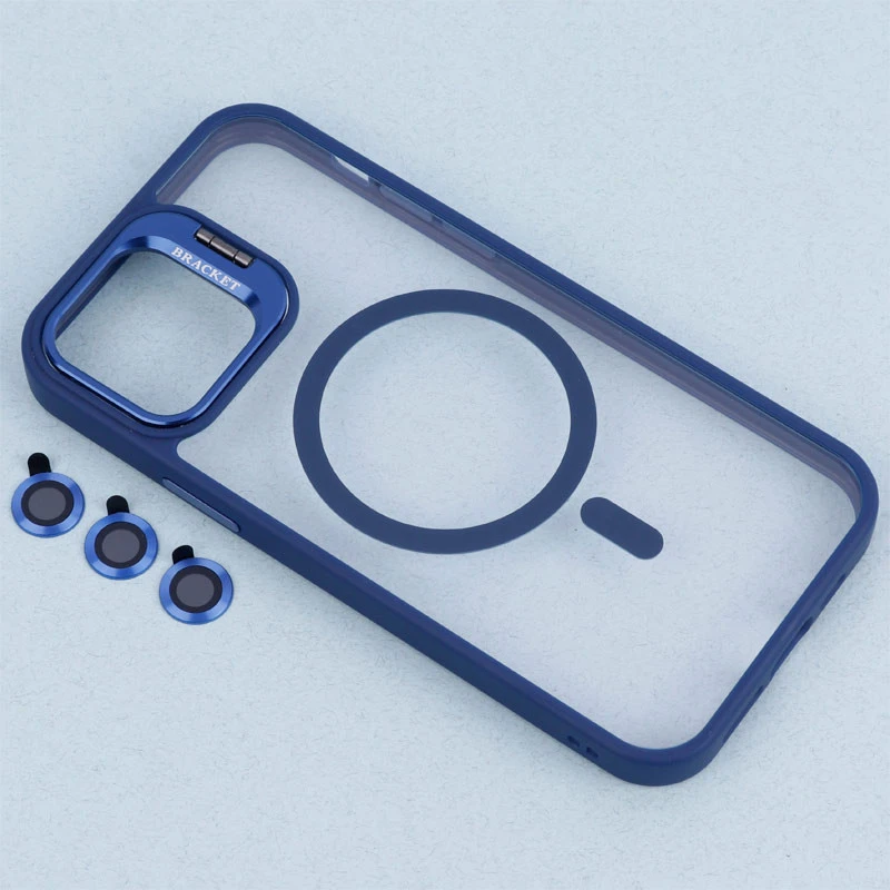قاب PC مگ سیف استندشو با محافظ لنز رینگی Bracket آیفون iPhone 12 / 12 Pro