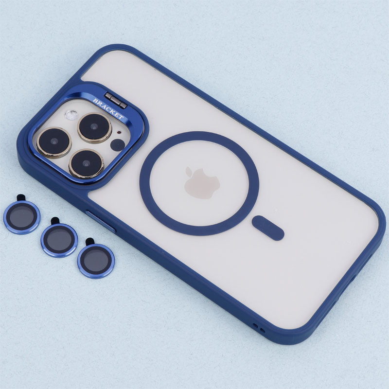 قاب PC مگ سیف استندشو با محافظ لنز رینگی Bracket آیفون iPhone 14 Pro Max