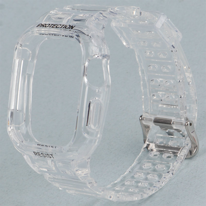 بند و محافظ اپل واچ G-Shok شفاف رنگی Slicto 42/44/45mm