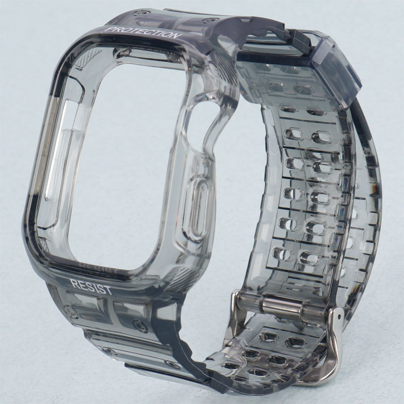 بند و محافظ اپل واچ G-Shok شفاف رنگی Slicto 42/44/45mm