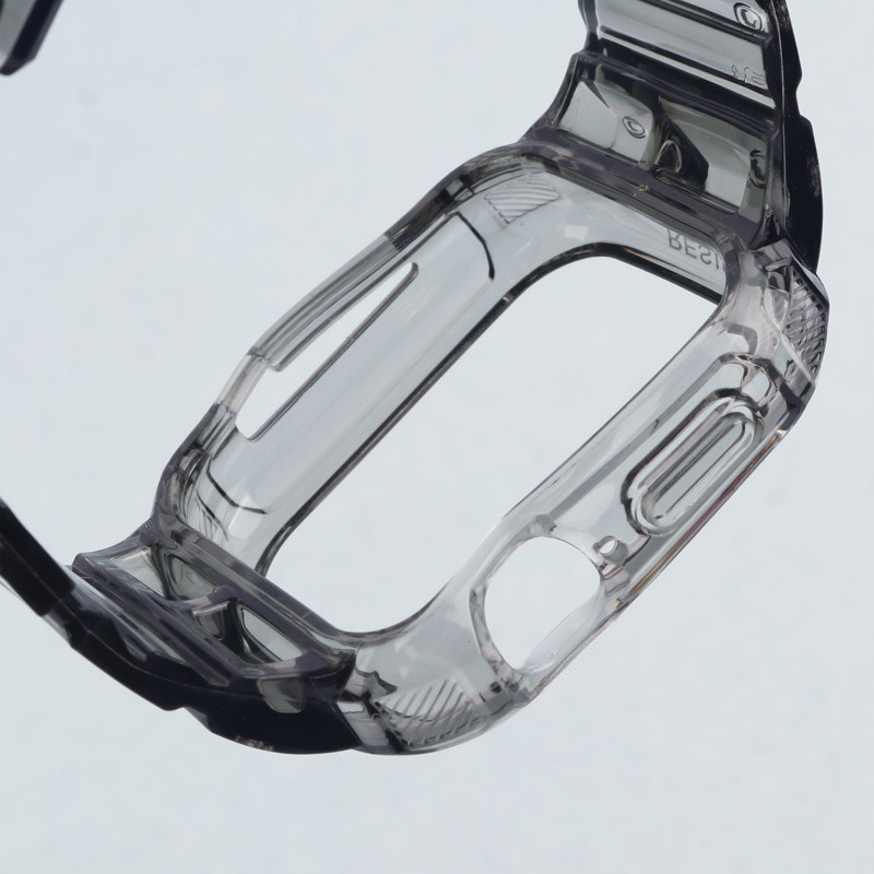 بند و محافظ اپل واچ G-Shok شفاف رنگی Slicto 42/44/45mm