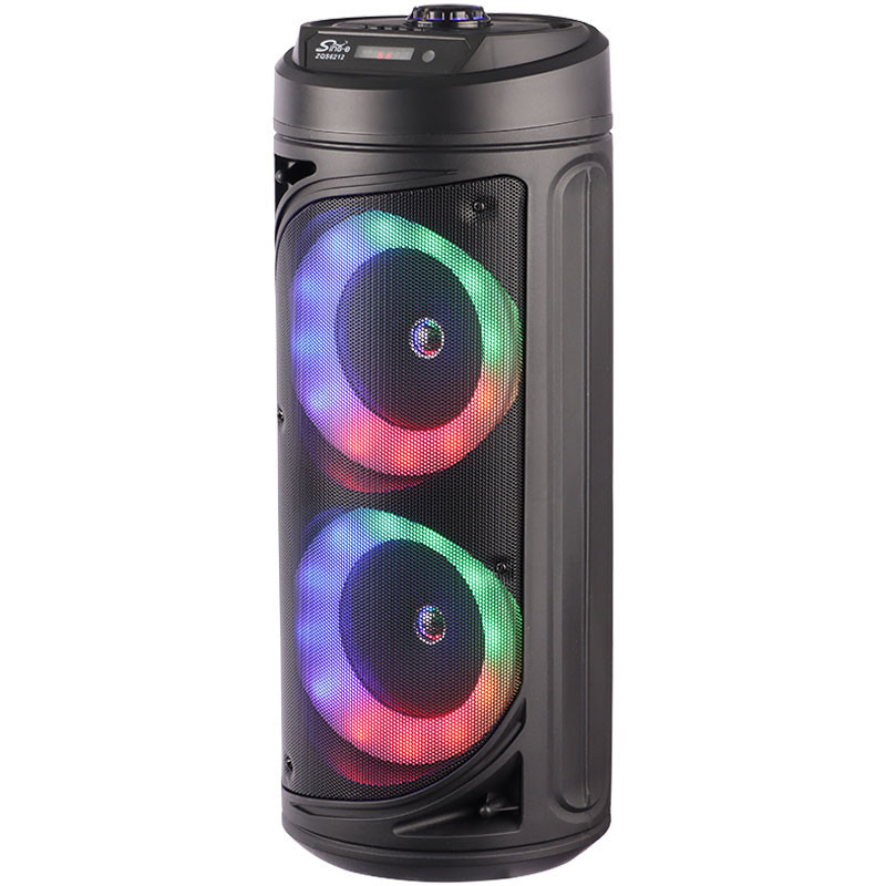 اسپیکر چمدانی بلوتوثی رم و فلش خور ZQS-6212 + میکروفون و ریموت کنترل