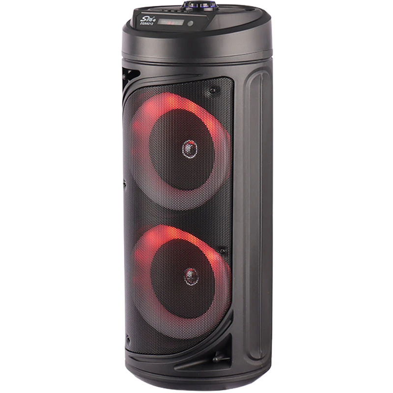 اسپیکر چمدانی بلوتوثی رم و فلش خور ZQS-6212 + میکروفون و ریموت کنترل