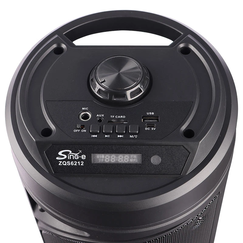 خرید اسپیکر sing e zqs 6212 چمدانی بلوتوثی رم و فلش خور