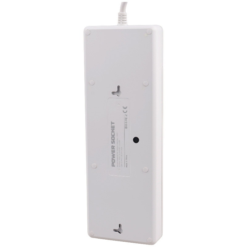 چند راهی 6 خانه برق ارت دار الدینیو SC-12 با کابل 2 متری + شارژر USB