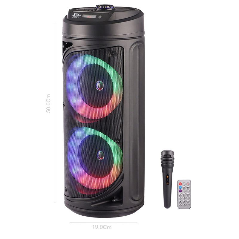 خرید اسپیکر sing e zqs 6212 چمدانی بلوتوثی رم و فلش خور