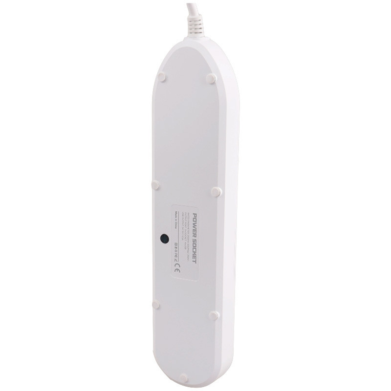 چند راهی 3 خانه برق ارت دار الدینیو SC-16 با کابل 2 متری + شارژر USB