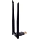 کارت شبکه بی سیم آنتن دار AUFA W136 300Mbps