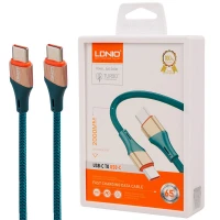 کابل تبدیل فست شارژ Ldnio LC632C Type-C to Type-C PD 65W 2m