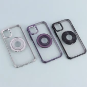 قاب PC شفاف Fashion Trends استند شو + محافظ لنز رینگی iPhone 11