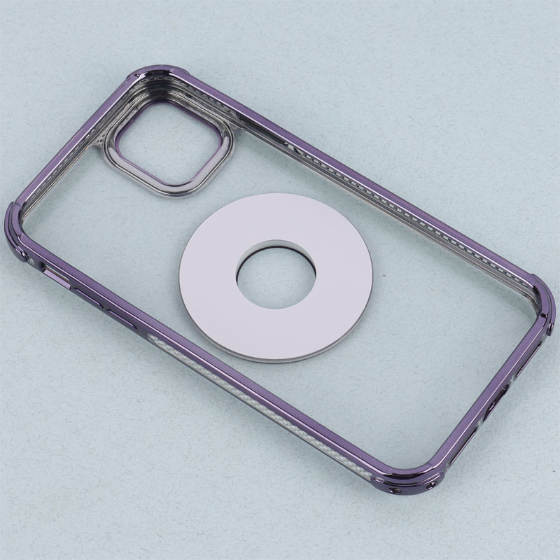 قاب PC شفاف Fashion Trends استند شو + محافظ لنز رینگی iPhone 11