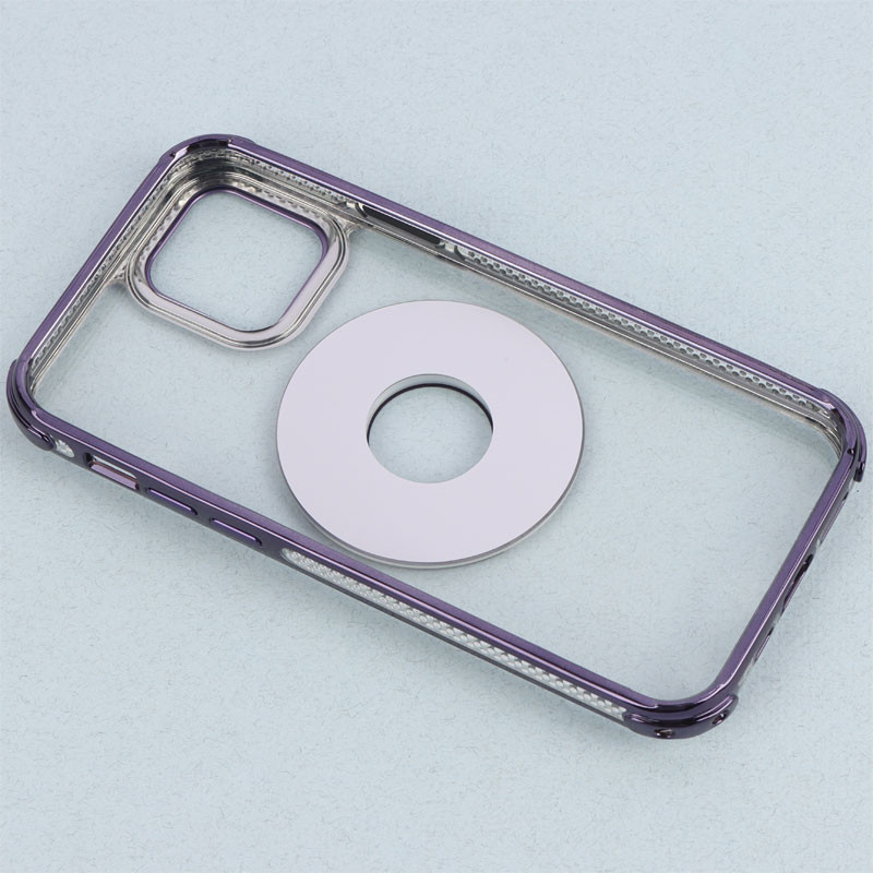 قاب PC شفاف Fashion Trends استند شو + محافظ لنز رینگی iPhone 12 Pro