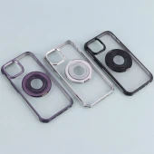 قاب PC شفاف Fashion Trends استند شو + محافظ لنز رینگی iPhone 13