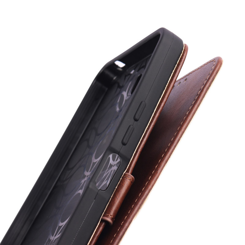 کیف چرمی مگنتی محافظ لنزدار Xiaomi Redmi 13C