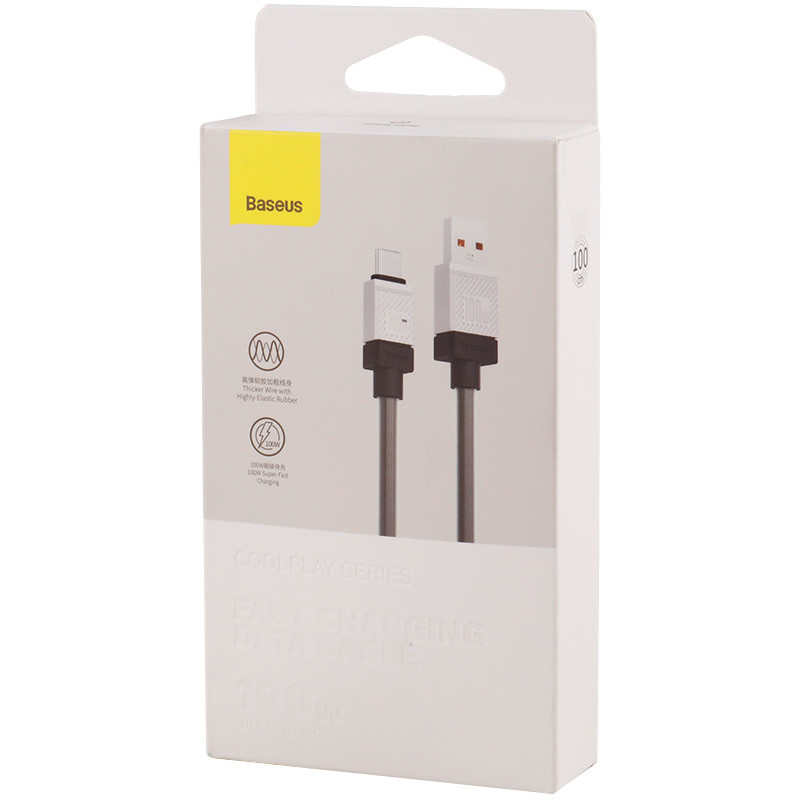 کابل تایپ سی فست شارژ Baseus CoolPlay Series&nbsp;CAKW00060 Type-C 100W 1m