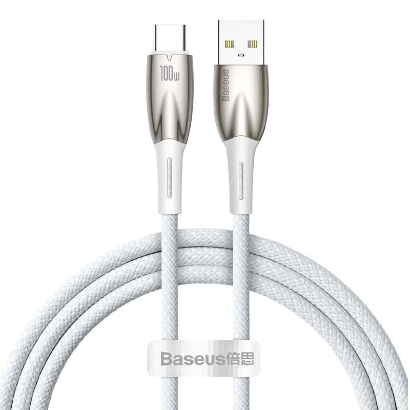کابل تایپ سی فست شارژ Baseus Glimmer Series CADH0004 6A 100W 1m