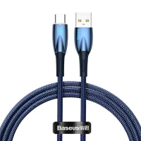 کابل تایپ سی فست شارژ Baseus Glimmer Series CADH0004 6A 100W 1m