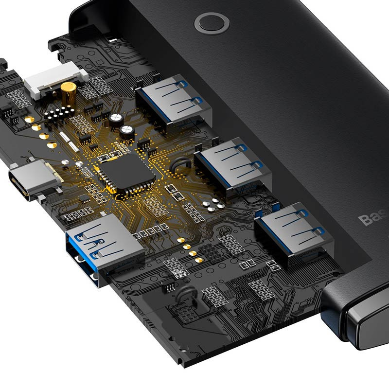 هاب 4 پورت USB3.0 باسئوس Lite Series WKQX0303