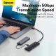 هاب 4 پورت USB3.0 باسئوس Lite Series WKQX0303