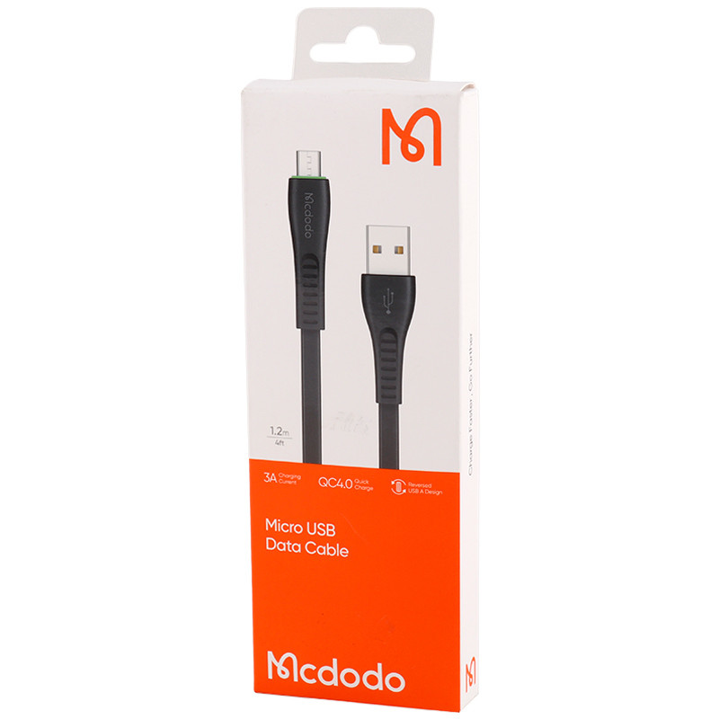 کابل میکرو یو اس بی فست شارژ Mcdodo CA-675 3A QC4.0 1.2m