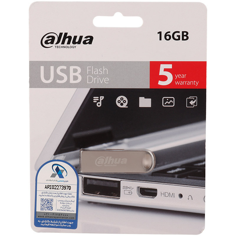 فلش 16 گیگ داهوا Dahua U106