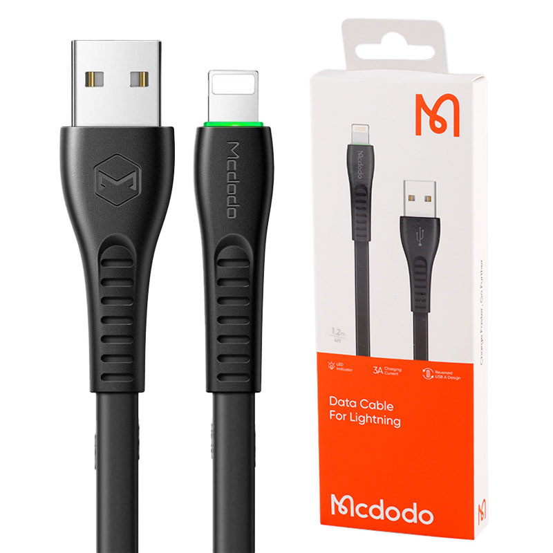 کابل آیفونی فست شارژ Mcdodo CA-636 3A QC4.0 1.2m