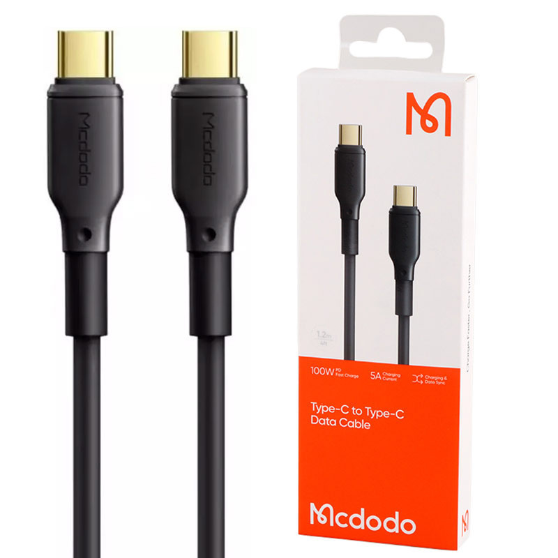 کابل تبدیل فست شارژ Mcdodo CA-8351 Type-C To Type-C 5A PD 100W 1.2m