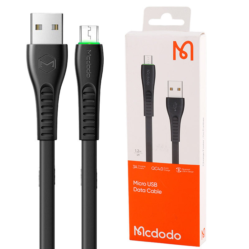 کابل میکرو یو اس بی فست شارژ Mcdodo CA-675 3A QC4.0 1.2m