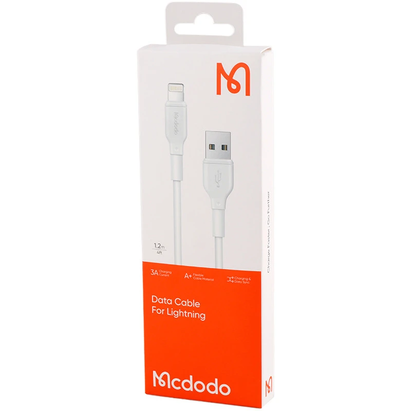 کابل آیفونی فست شارژ Mcdodo CA-7270 3A 1.2m