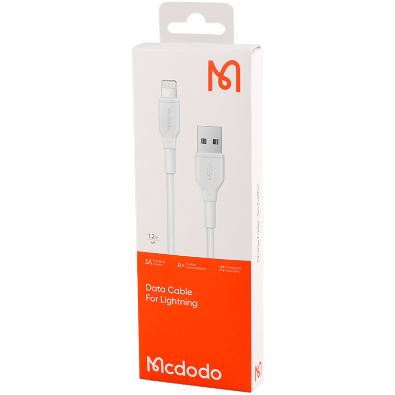 کابل آیفونی فست شارژ Mcdodo CA-7270 3A 1.2m