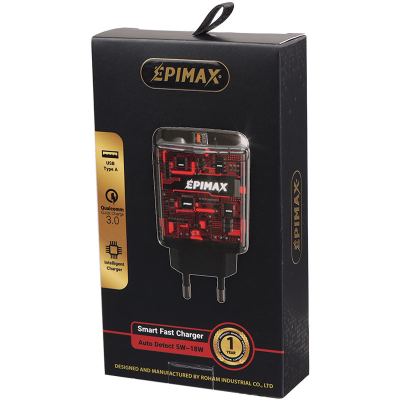 کلگی فست شارژ Epimax EU-108 QC3.0 18W