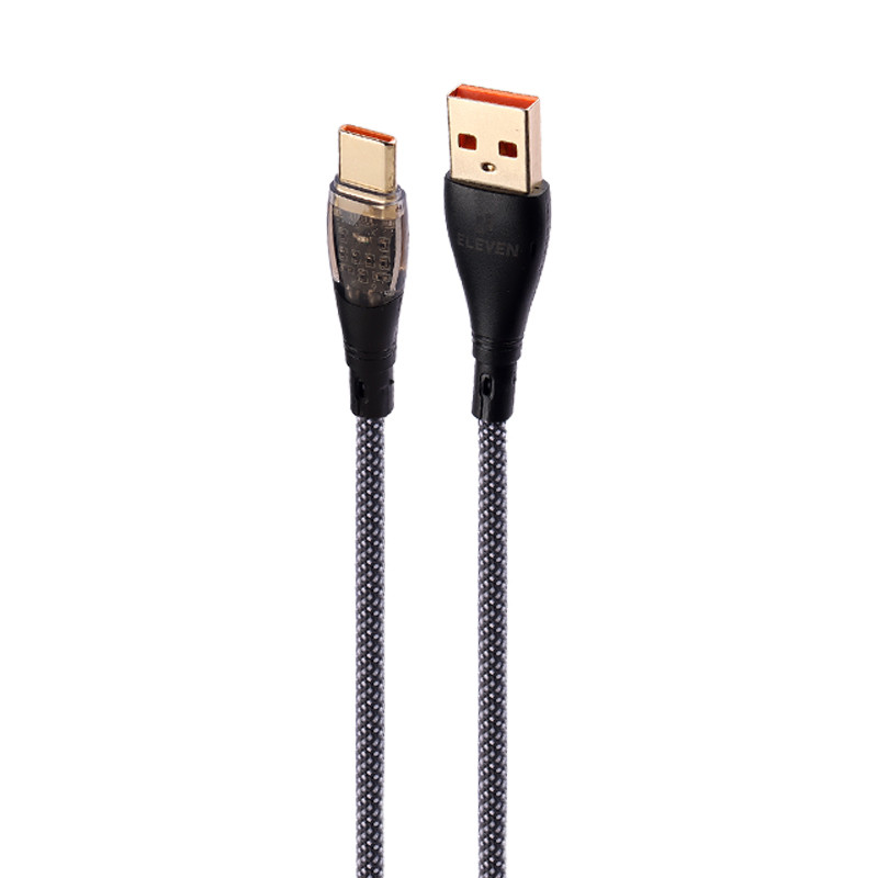 کابل تایپ سی فست شارژ Eleven TC4 6A 1m