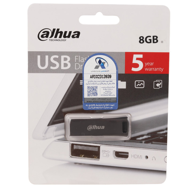فلش ۸ گیگ داهوا Dahua U156 USB2.0