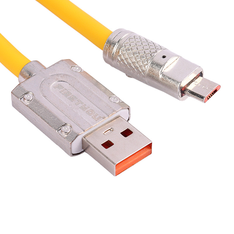 کابل میکرو یو اس بی فست شارژ First You FY-001 6A 120W 1m