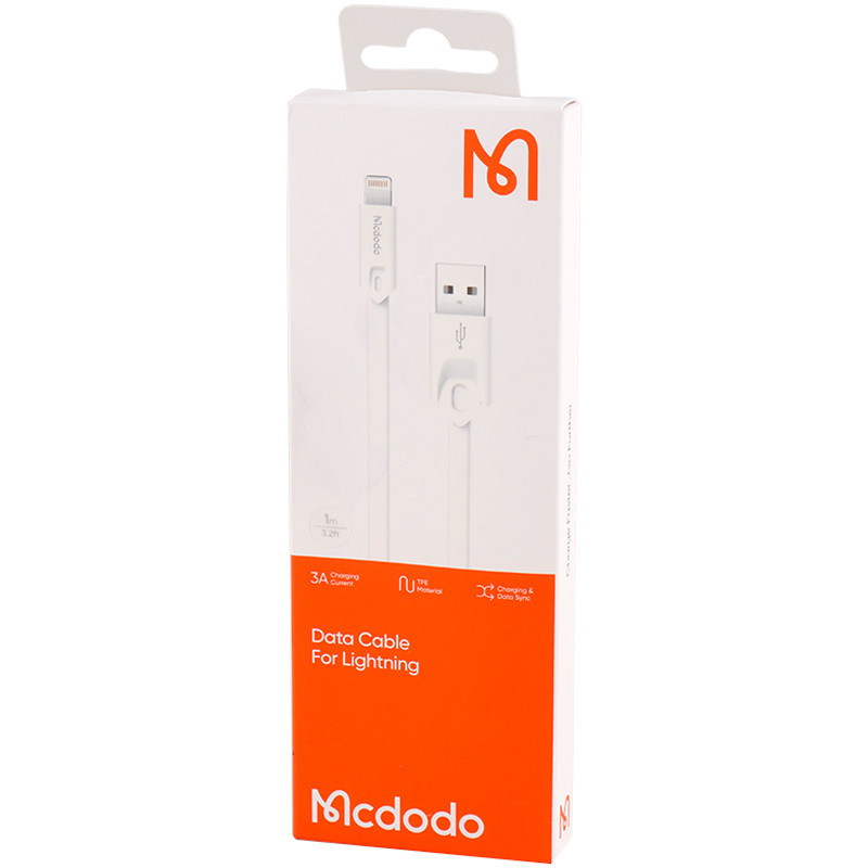 کابل آیفونی فست شارژ Mcdodo CA-0313 3A 1m