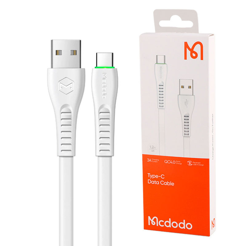 کابل تایپ سی فست شارژ Mcdodo CA-6430 3A QC4.0 1.2m