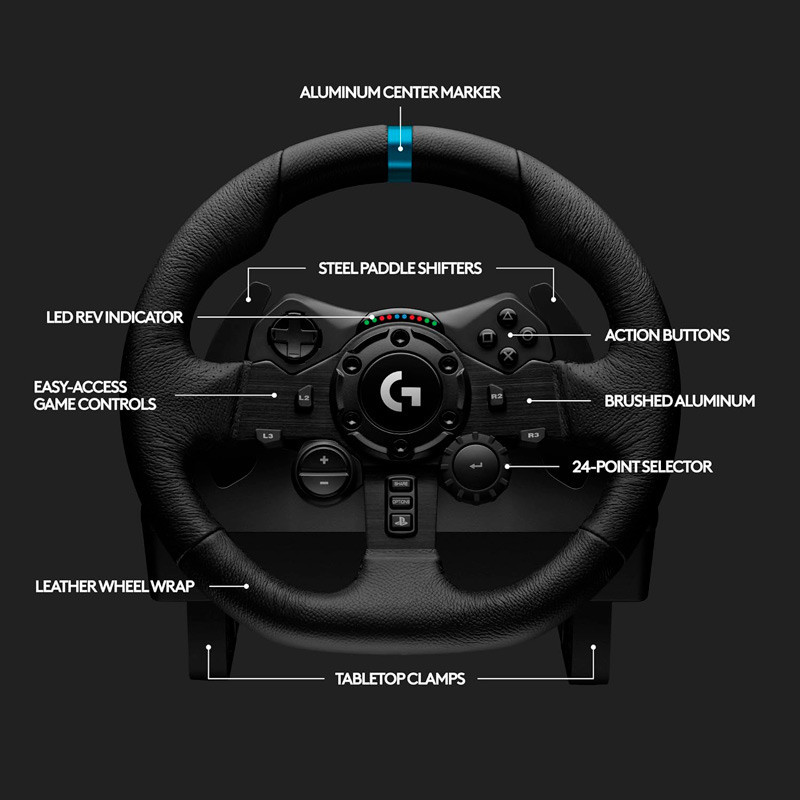 فرمان بازی Logitech G923