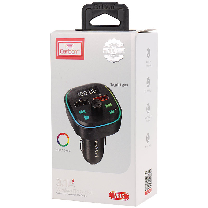 شارژر فندکی + FM Player بلوتوثی Earldom ET-M85