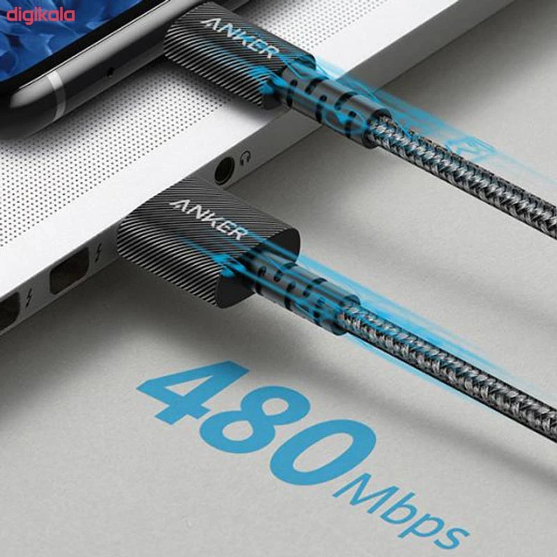 کابل تایپ سی فست شارژ Anker PowerLine Select Plus A8023H11 1.8m